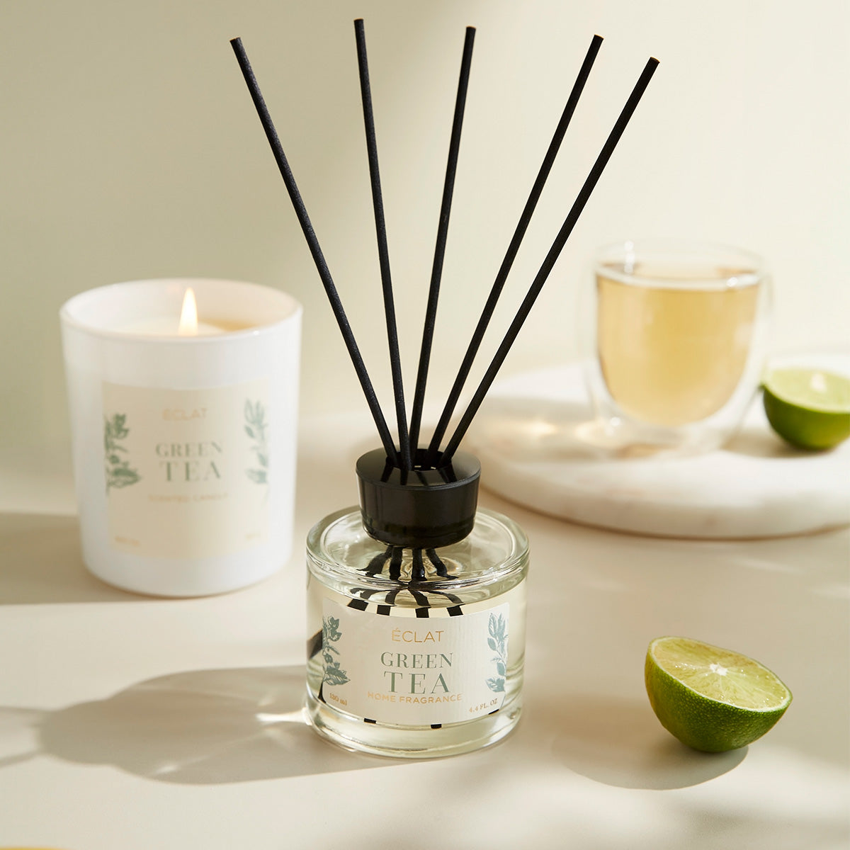 ÉCLAT Green Tea Profumo di Ambiente con Bastoncini