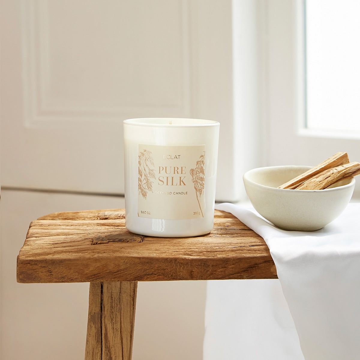 ÉCLAT Pure Silk Candela profumata di soia