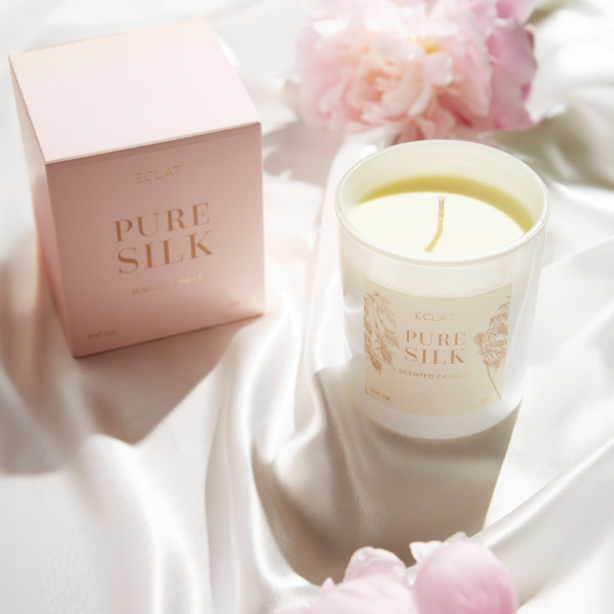 ÉCLAT Pure Silk Candela profumata di soia