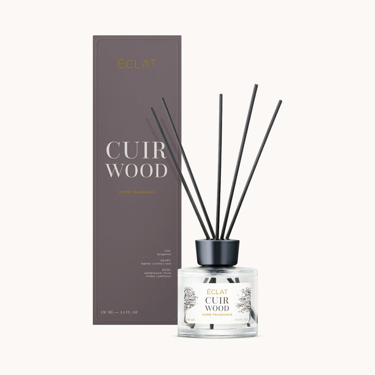 ÉCLAT Cuir Wood Bastoncini Profumati per Ambienti