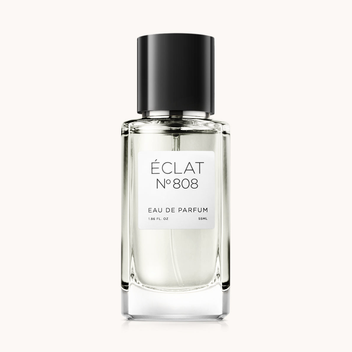 ÉCLAT Juniper Berry & Blood Orange in un flacone di vetro sfaccettato con un elegante tappo nero.